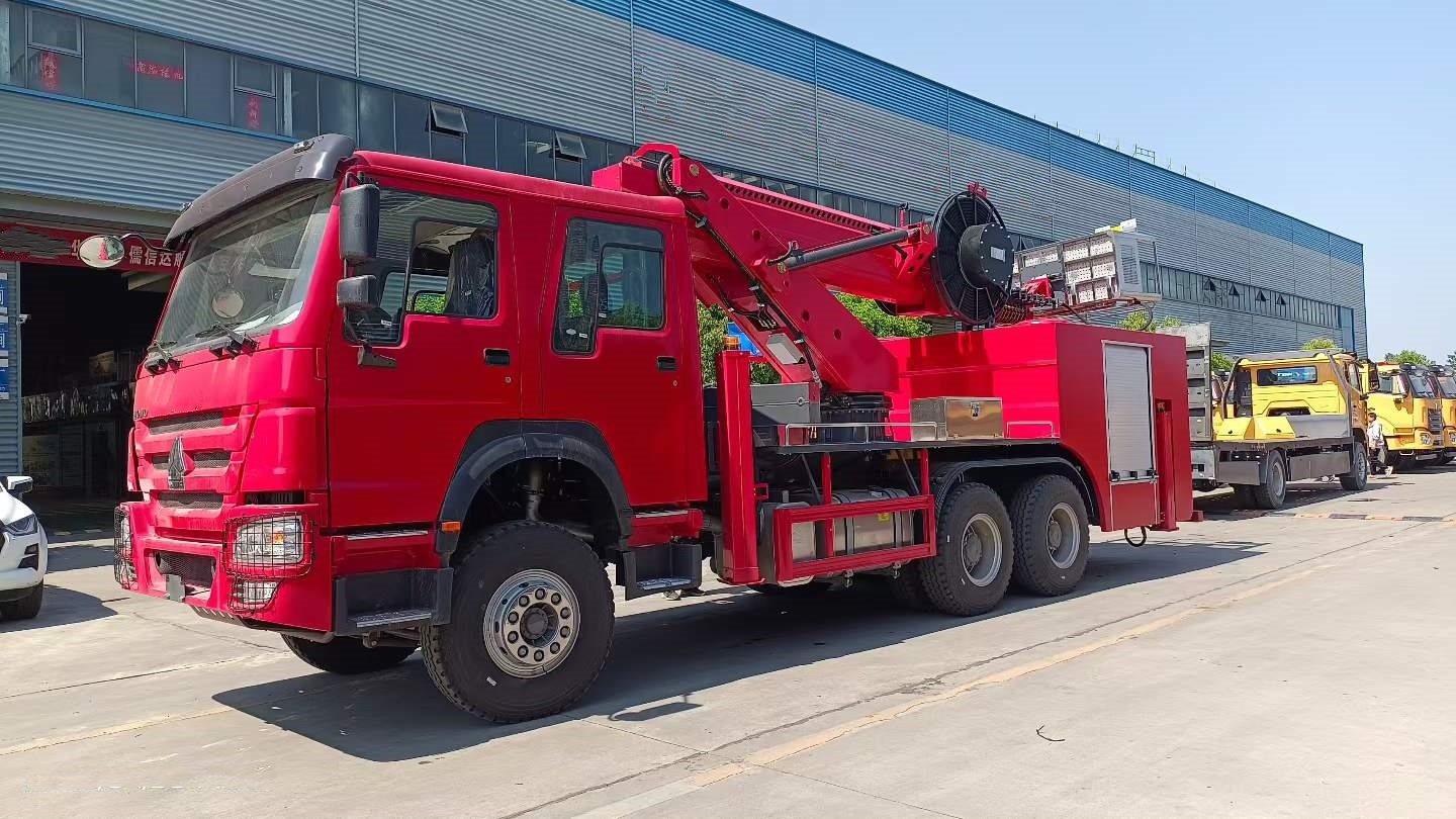 Shacman 36-meter-high aerial fire truck