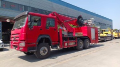 Shacman 36-meter-high aerial fire truck