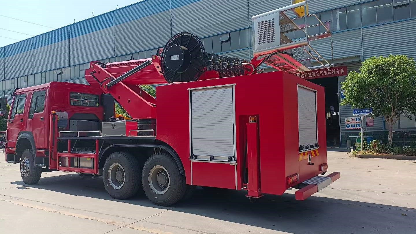 Shacman 36-meter-high aerial fire truck