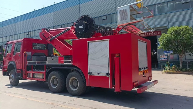 Shacman 36-meter-high aerial fire truck