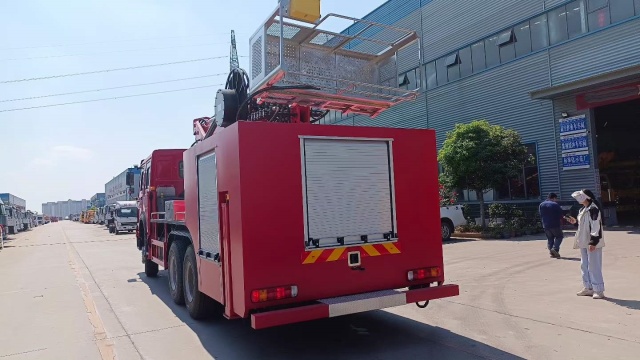 Shacman 36-meter-high aerial fire truck