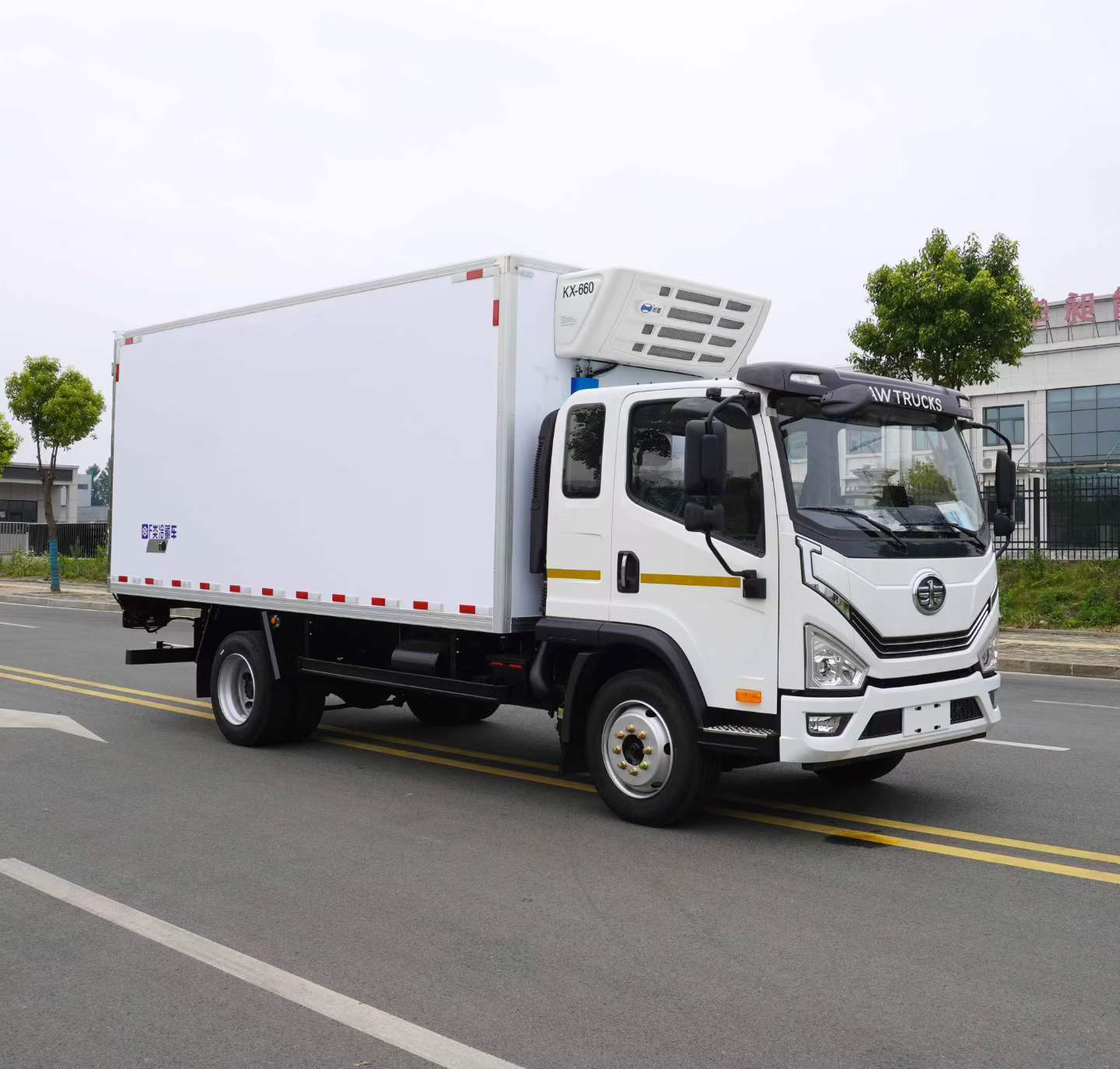 Liberation semi refrigerated truck