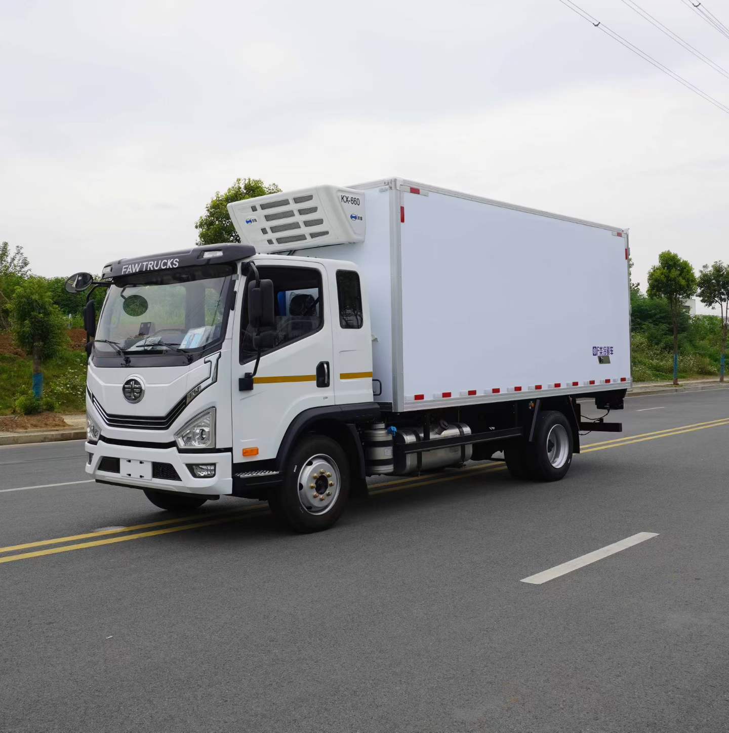 Liberation semi refrigerated truck