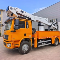 Customized mixed arm 20 meter 69KV insulated bucket arm truck