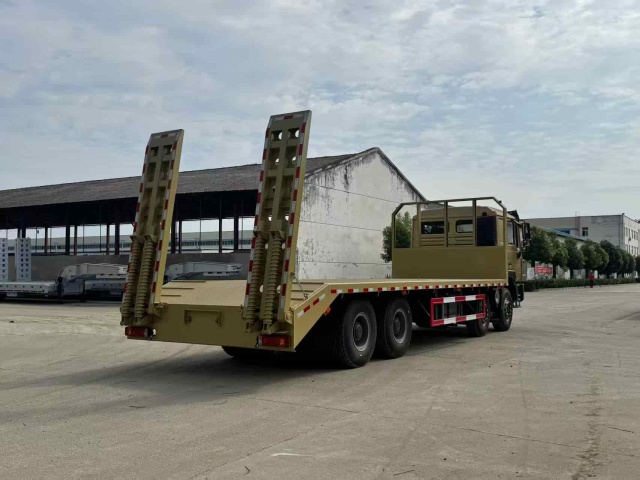 SHACMAN Delong F3000 8 × 4 flatbed ladder truck