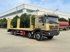 SHACMAN Delong F3000 8 × 4 flatbed ladder truck