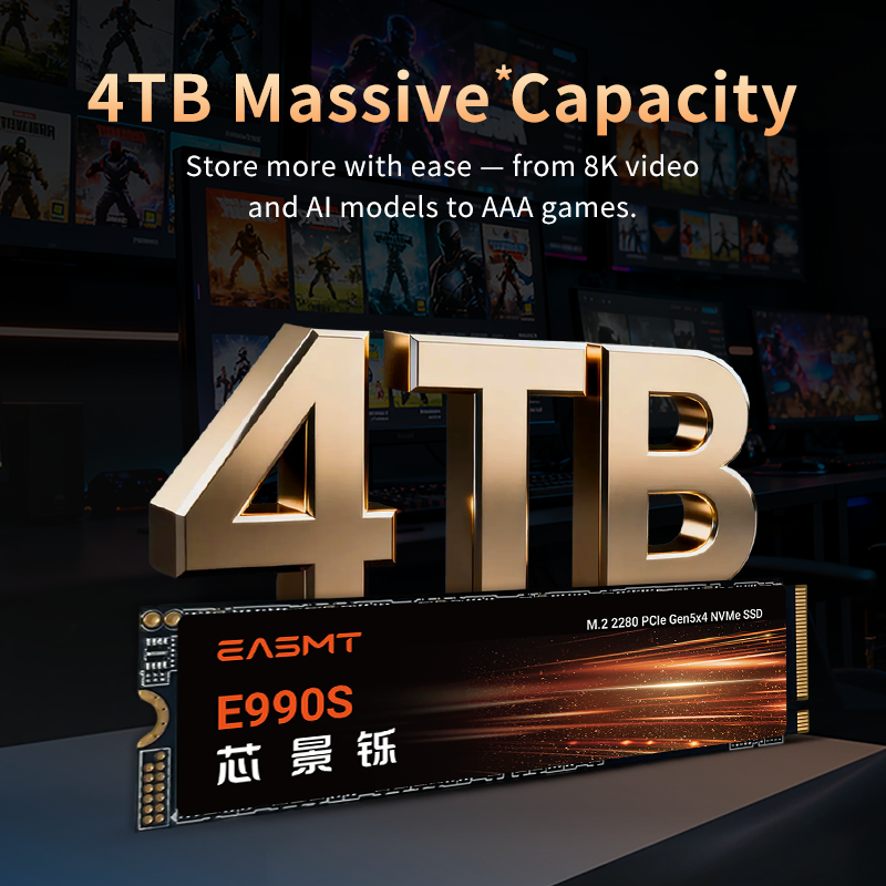 E990S PCIe Gen5x4 NVMe SSD