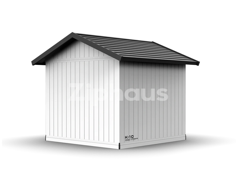 CARLO KA10-N12 modular backyard house detail with weatherproof exterior finish