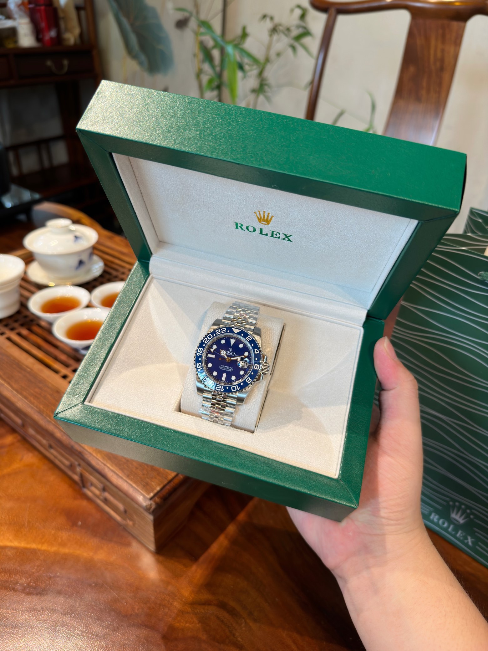 Orologio Rolex Submariner 116610LV-0002 con quadrante blu (Orologio Rolex Submariner 116610LV0002 con quadrante blu)