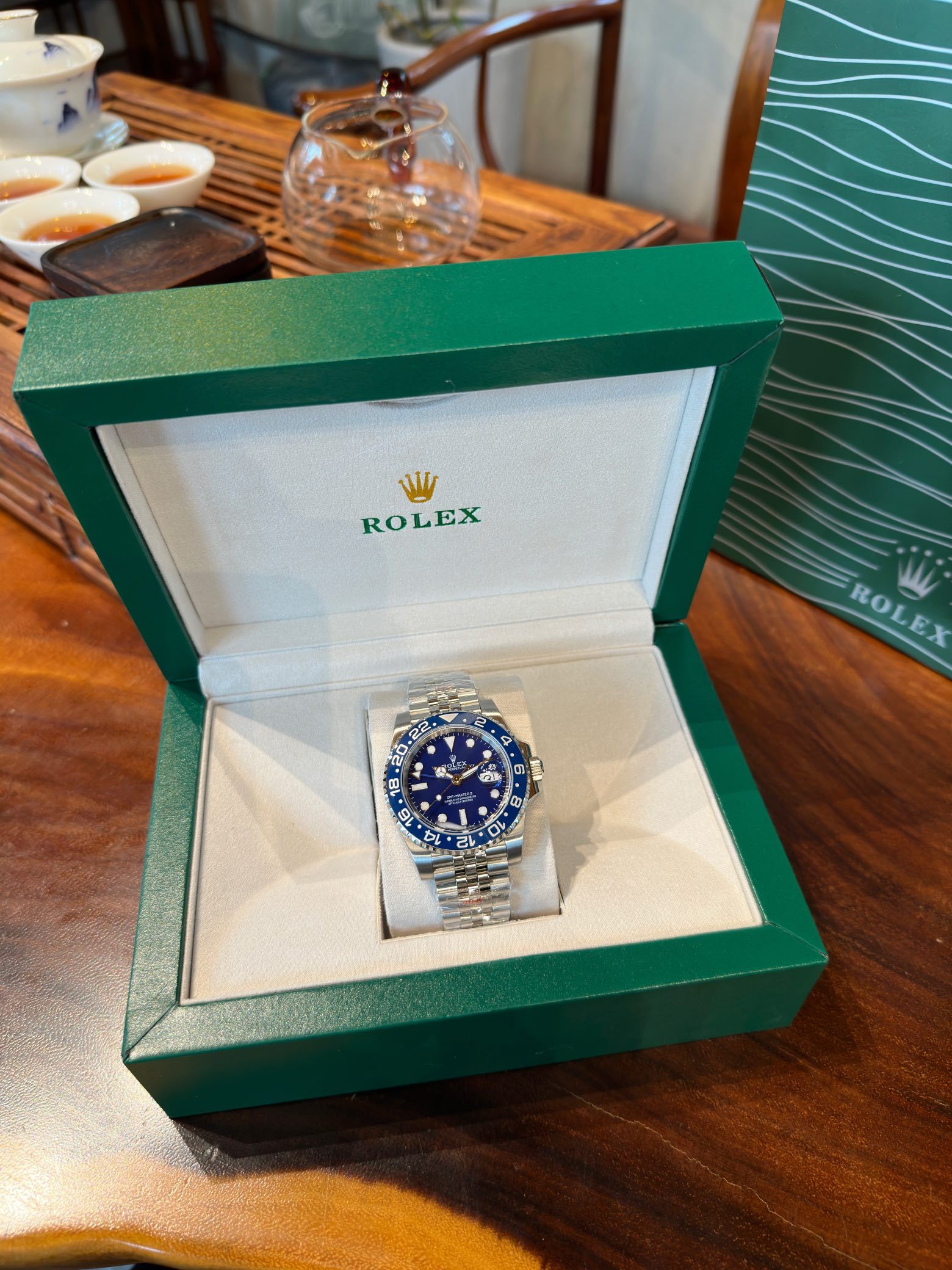 Orologio Rolex Submariner 116610LV-0002 con quadrante blu (Orologio Rolex Submariner 116610LV0002 con quadrante blu)