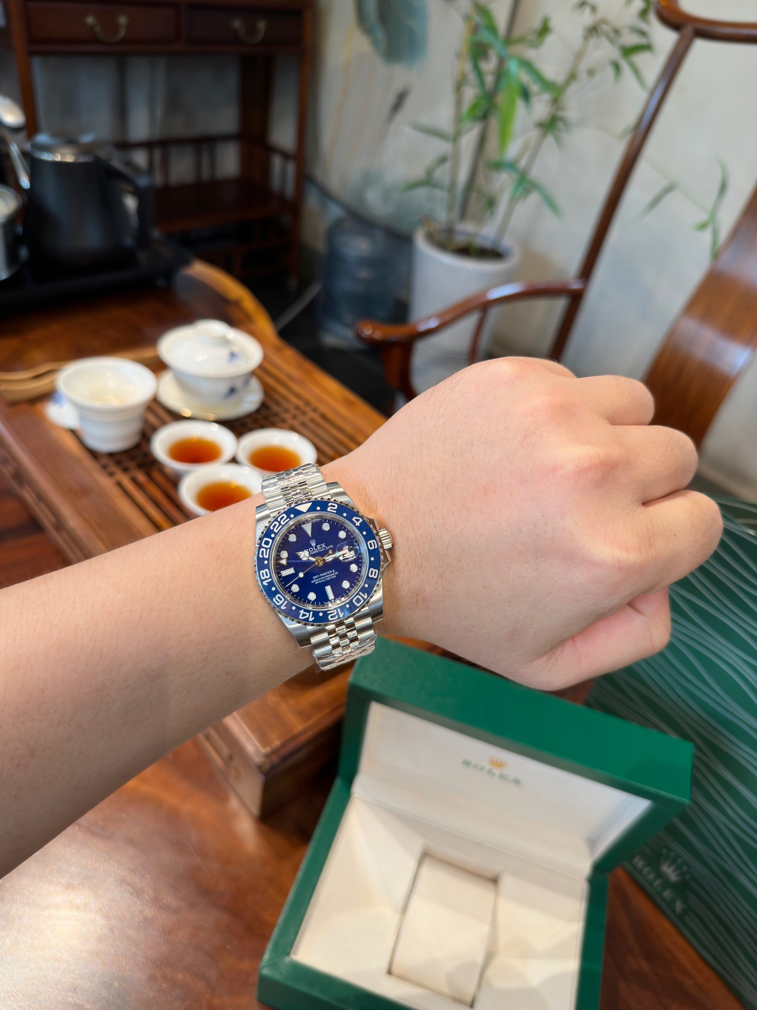 Orologio Rolex Submariner 116610LV-0002 con quadrante blu (Orologio Rolex Submariner 116610LV0002 con quadrante blu)