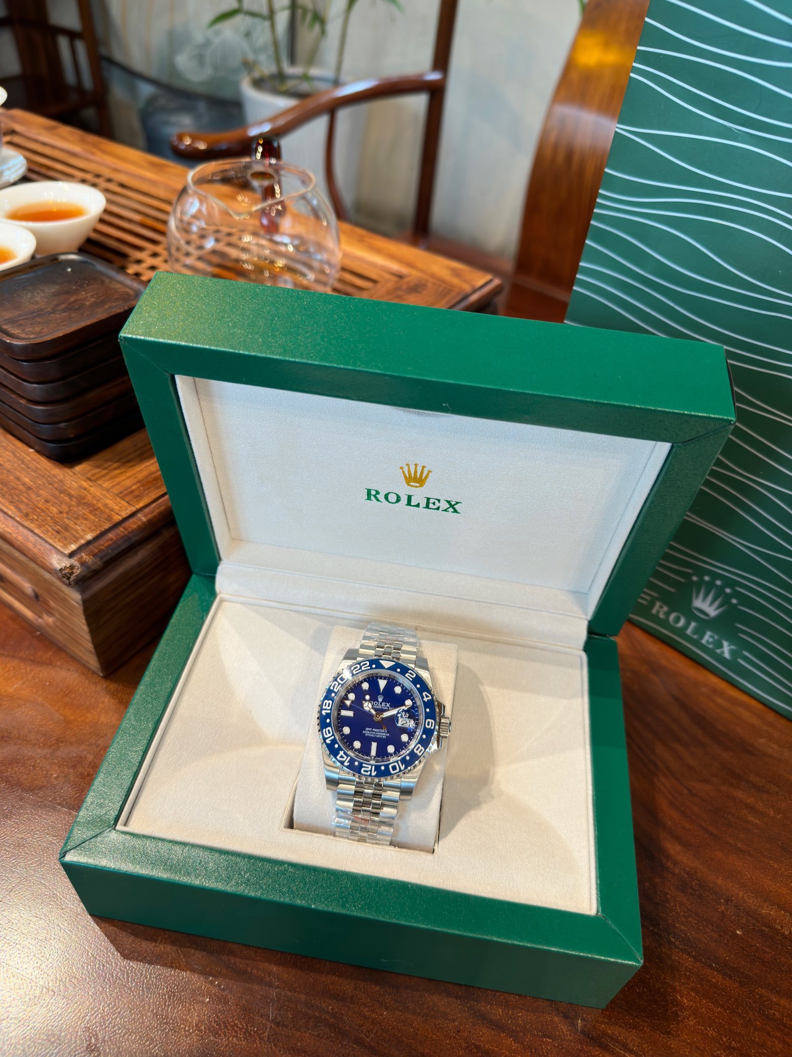 Orologio Rolex Submariner 116610LV-0002 con quadrante blu (Orologio Rolex Submariner 116610LV0002 con quadrante blu)