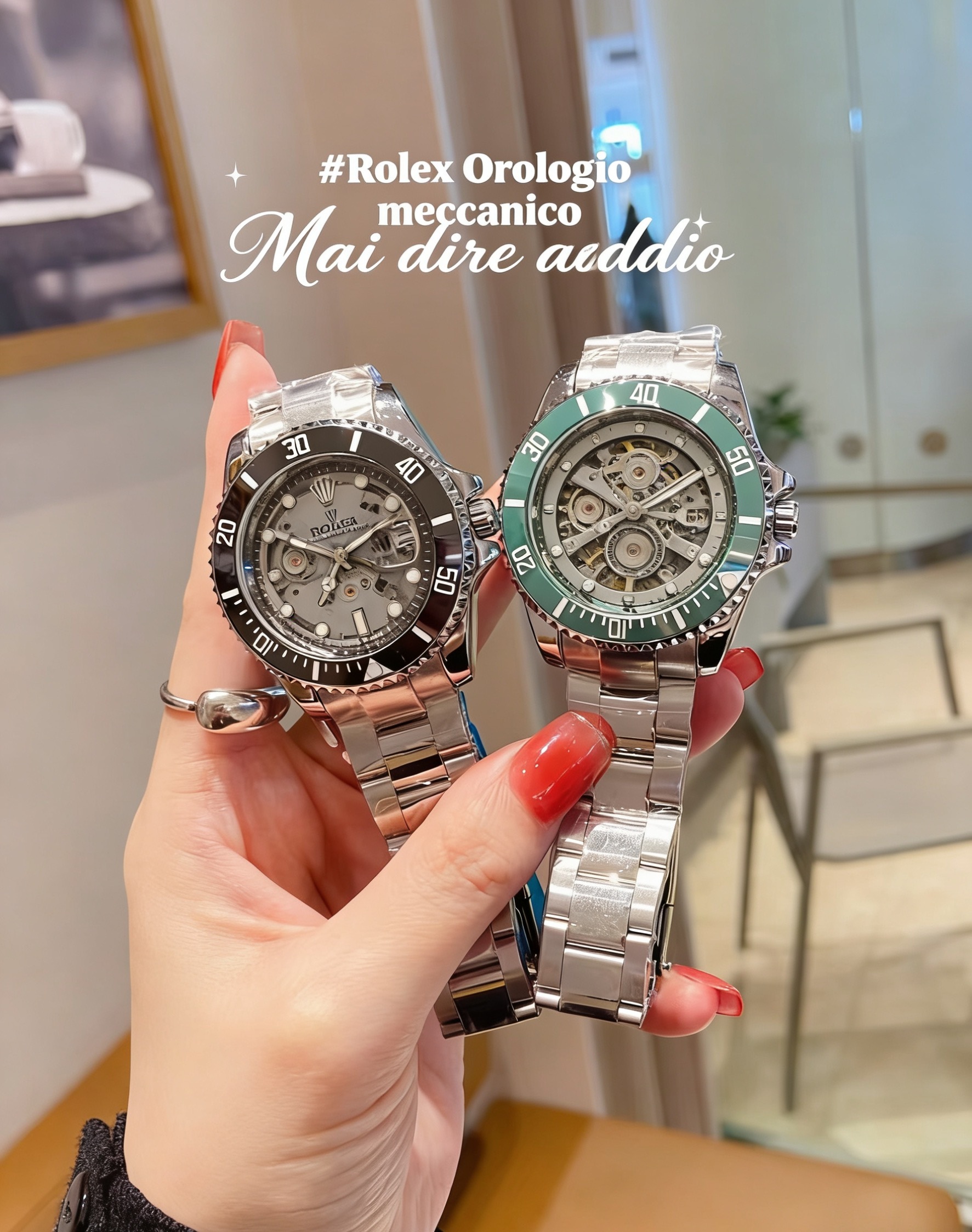 Orologi meccanici Rolex Submariner: un accessorio indispensabile per gli uomini di successo.