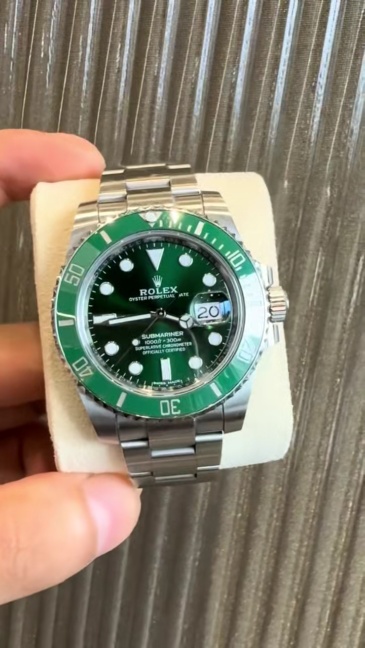 Orologio Rolex Submariner 116610LV-0002 con quadrante verde (Submariner verde 116610LV0002 con quadrante verde)