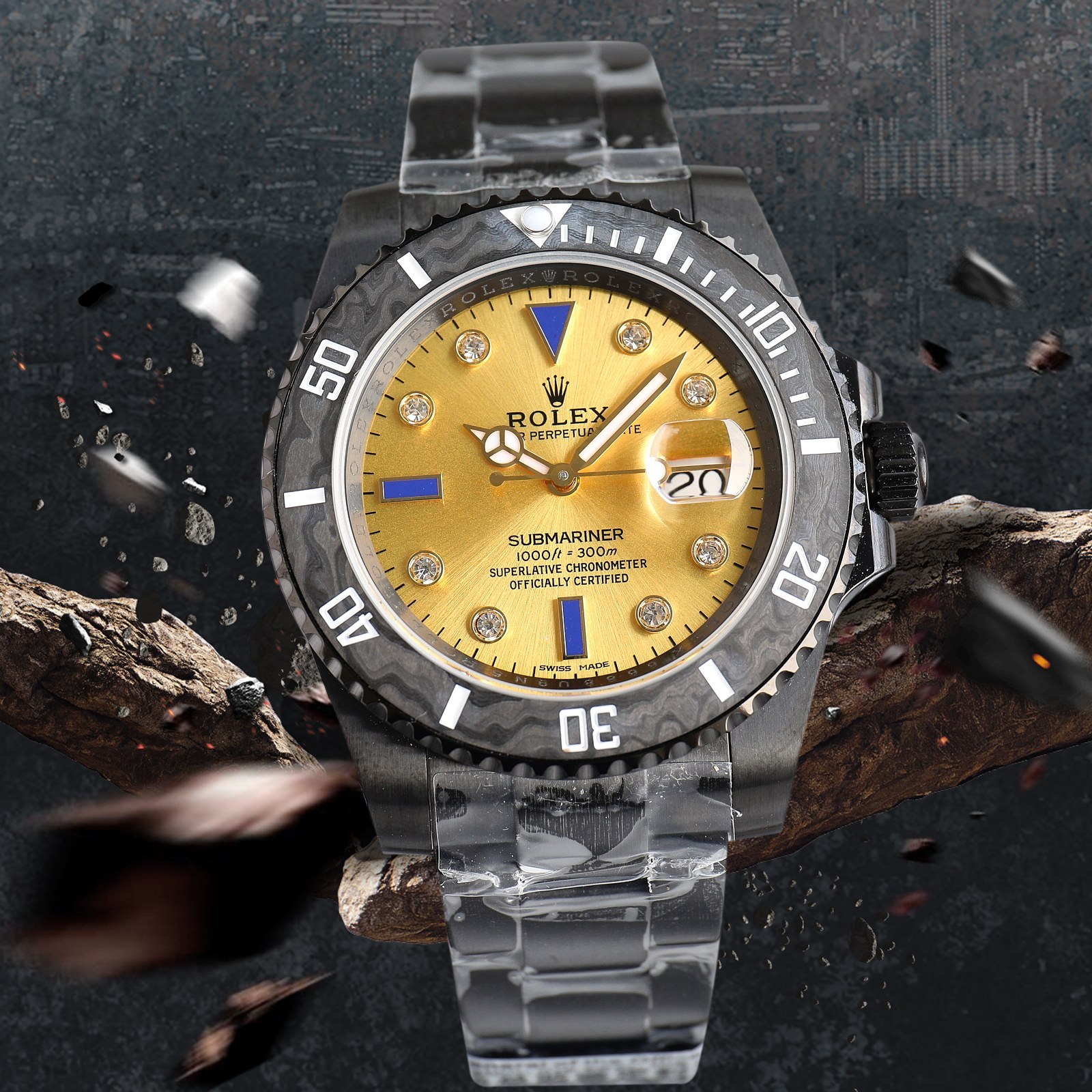 Classico e resistente, il Rolex Submariner incarna un'estetica pratica, un orologio in grado di affrontare qualsiasi situazione.