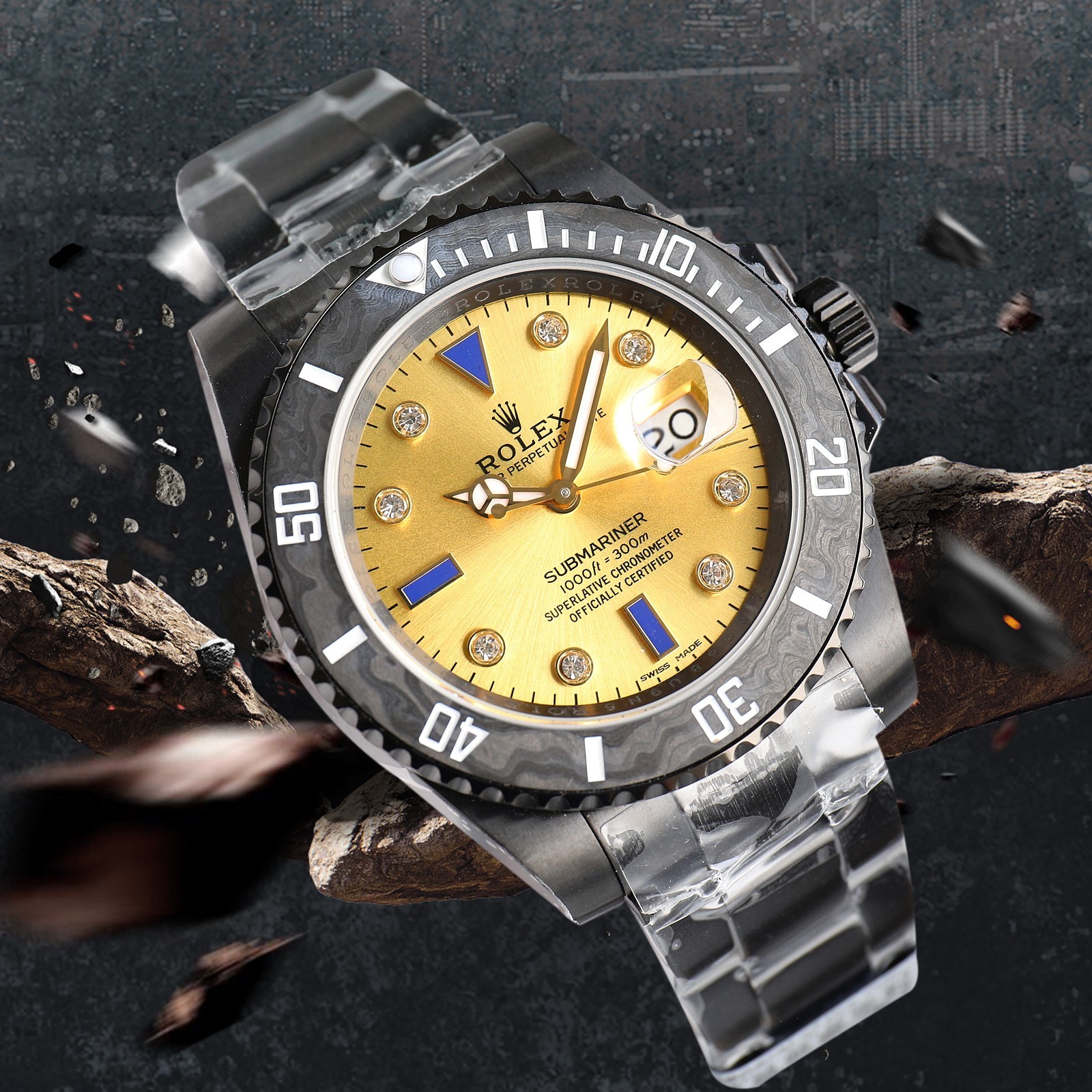 Classico e resistente, il Rolex Submariner incarna un'estetica pratica, un orologio in grado di affrontare qualsiasi situazione.