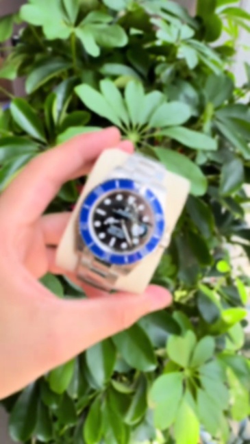 Orologio Rolex Submariner "Blue Submariner", orologio meccanico completamente automatico