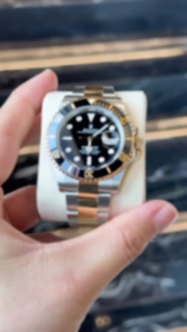 Orologio Rolex Submariner "Submariner bicolore nero e oro"Movimento meccanico automatico Orologi sportivi di lusso