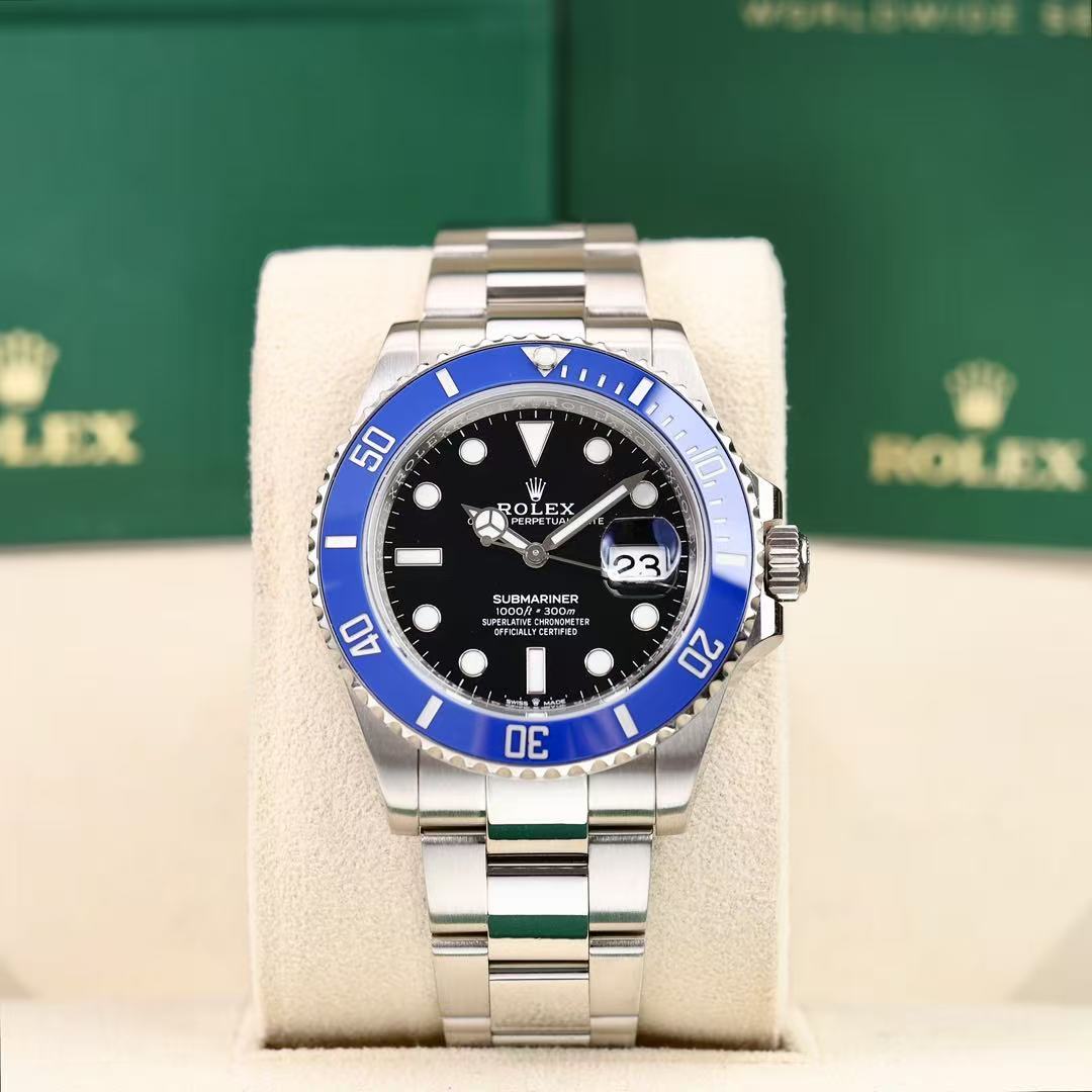Orologio Rolex Submariner "Blue Submariner", orologio meccanico completamente automatico
