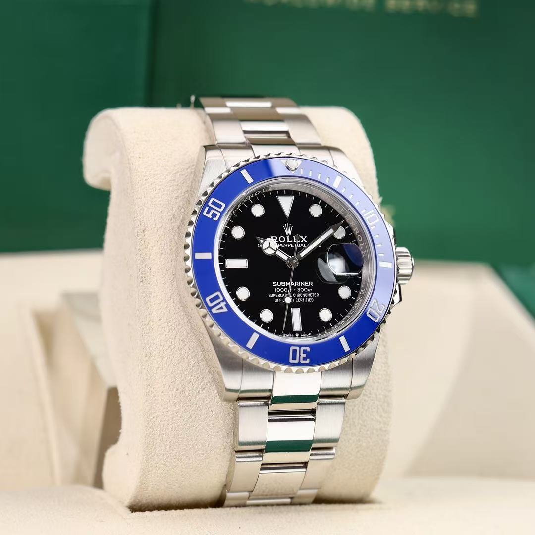 Orologio Rolex Submariner "Blue Submariner", orologio meccanico completamente automatico