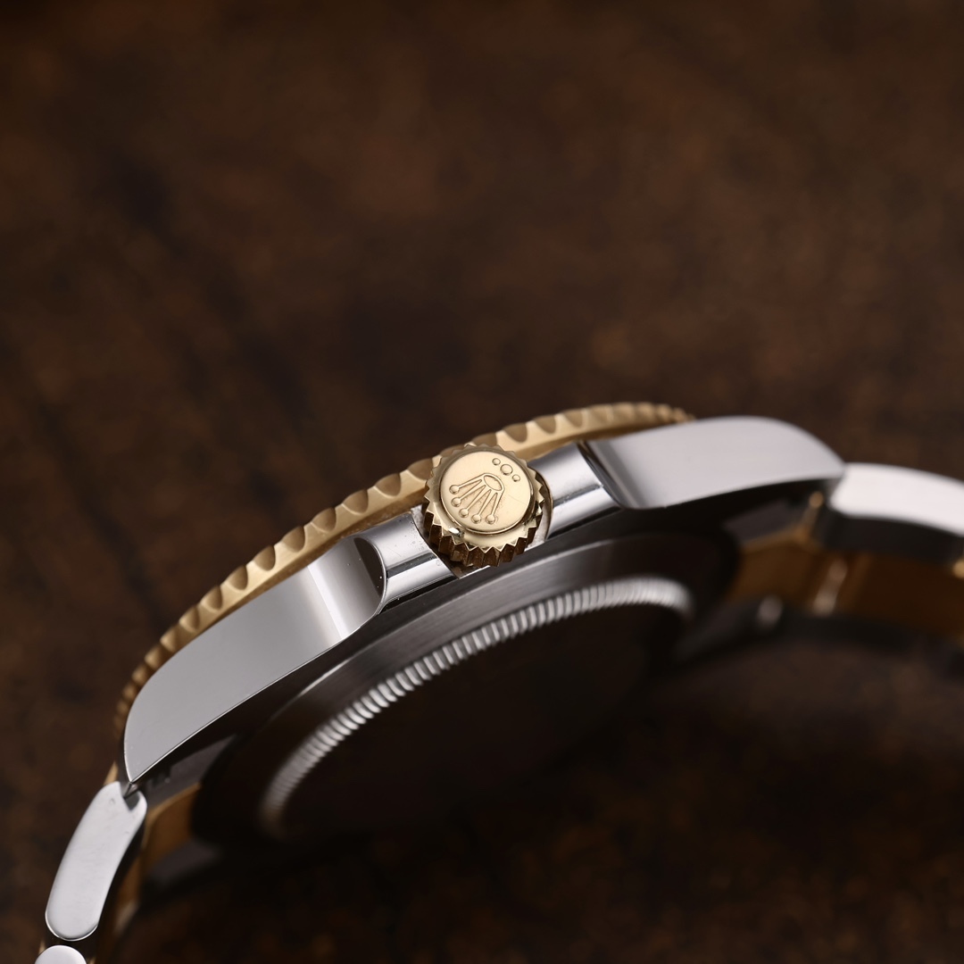 Orologio Rolex Submariner "Submariner bicolore nero e oro"Movimento meccanico automatico Orologi sportivi di lusso