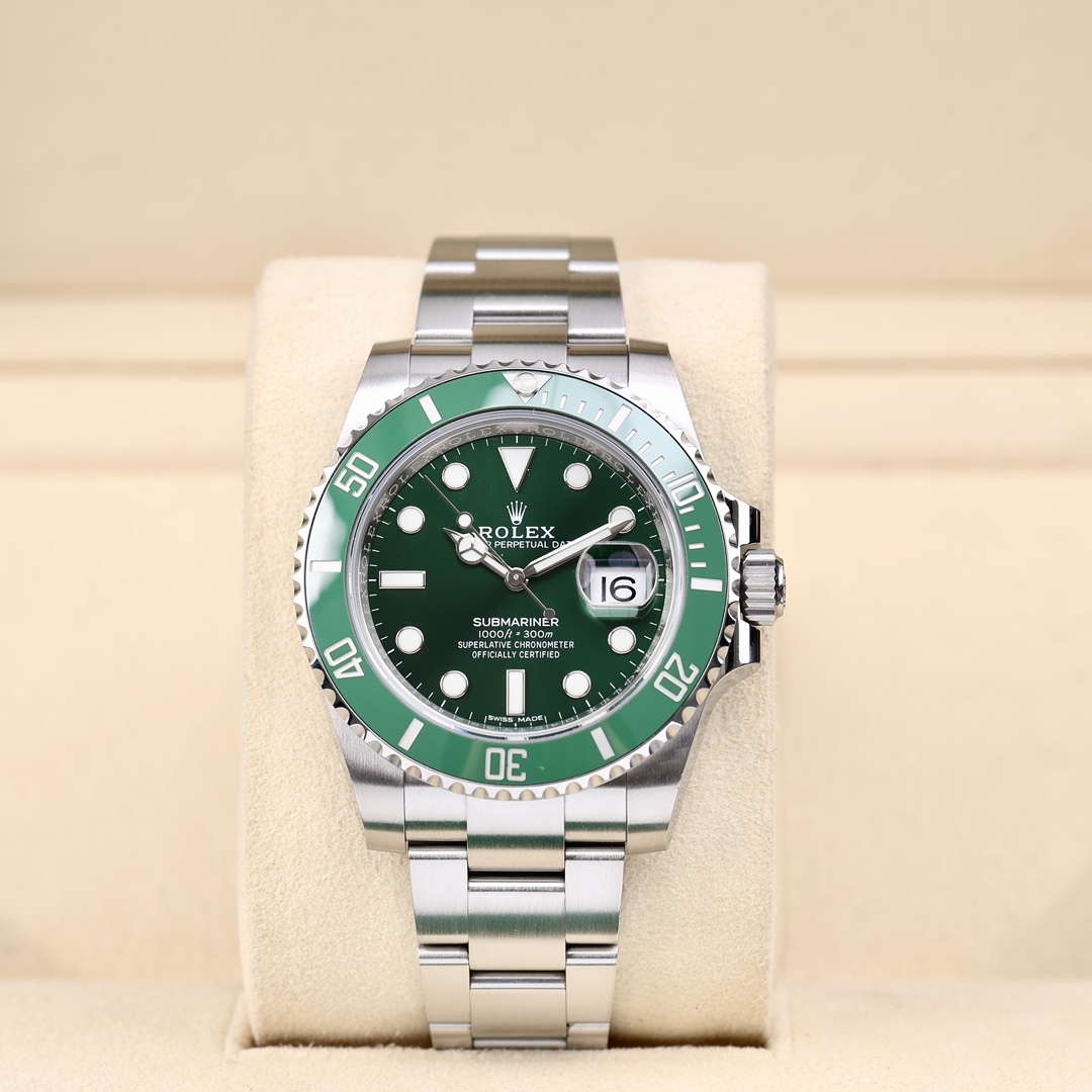 Orologio Rolex Submariner 116610LV-0002 con quadrante verde (Submariner verde 116610LV0002 con quadrante verde)