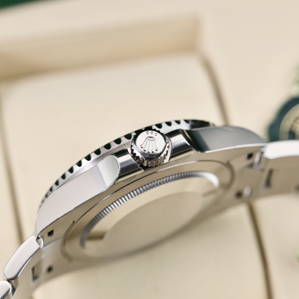 Orologio sportivo Rolex GMT-Master II Sprite Bezel Dual Time, lunetta in ceramica nera/grigia, orologio meccanico automatico svizzero.