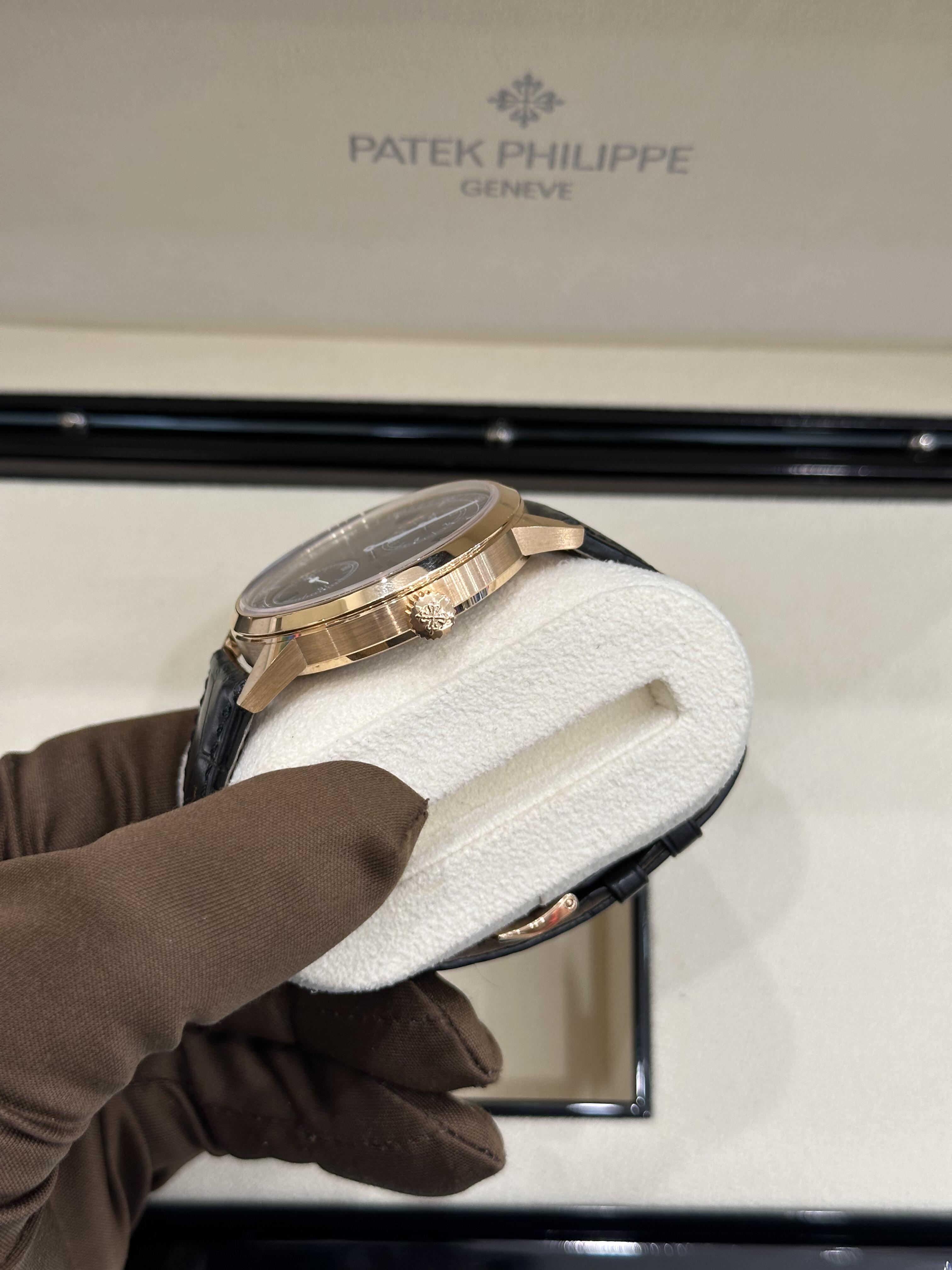 Orologio da uomo Da Philippe 5170R in oro rosa, cronografo a carica manuale, orologio elegante di lusso, automatico meccanico
