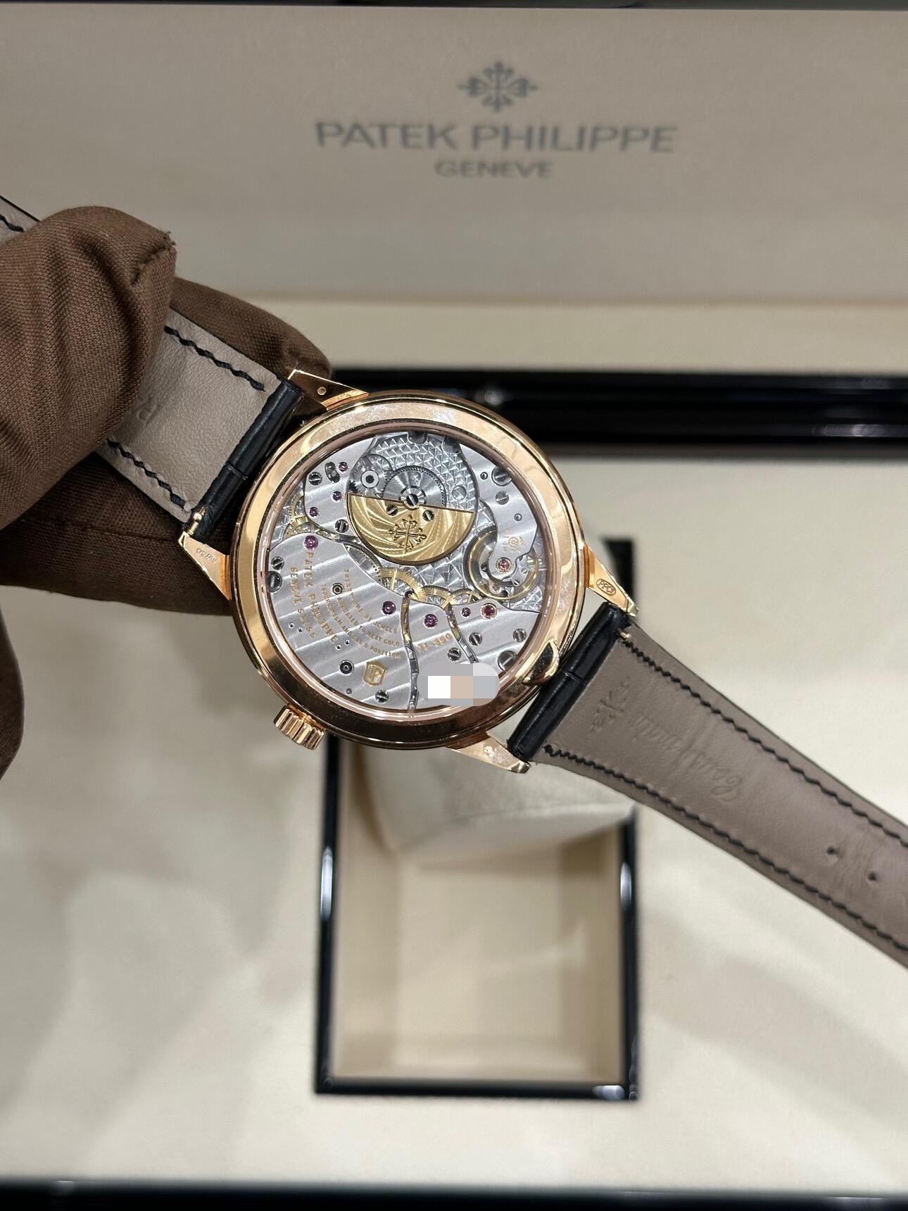 Orologio da uomo Da Philippe 5170R in oro rosa, cronografo a carica manuale, orologio elegante di lusso, automatico meccanico