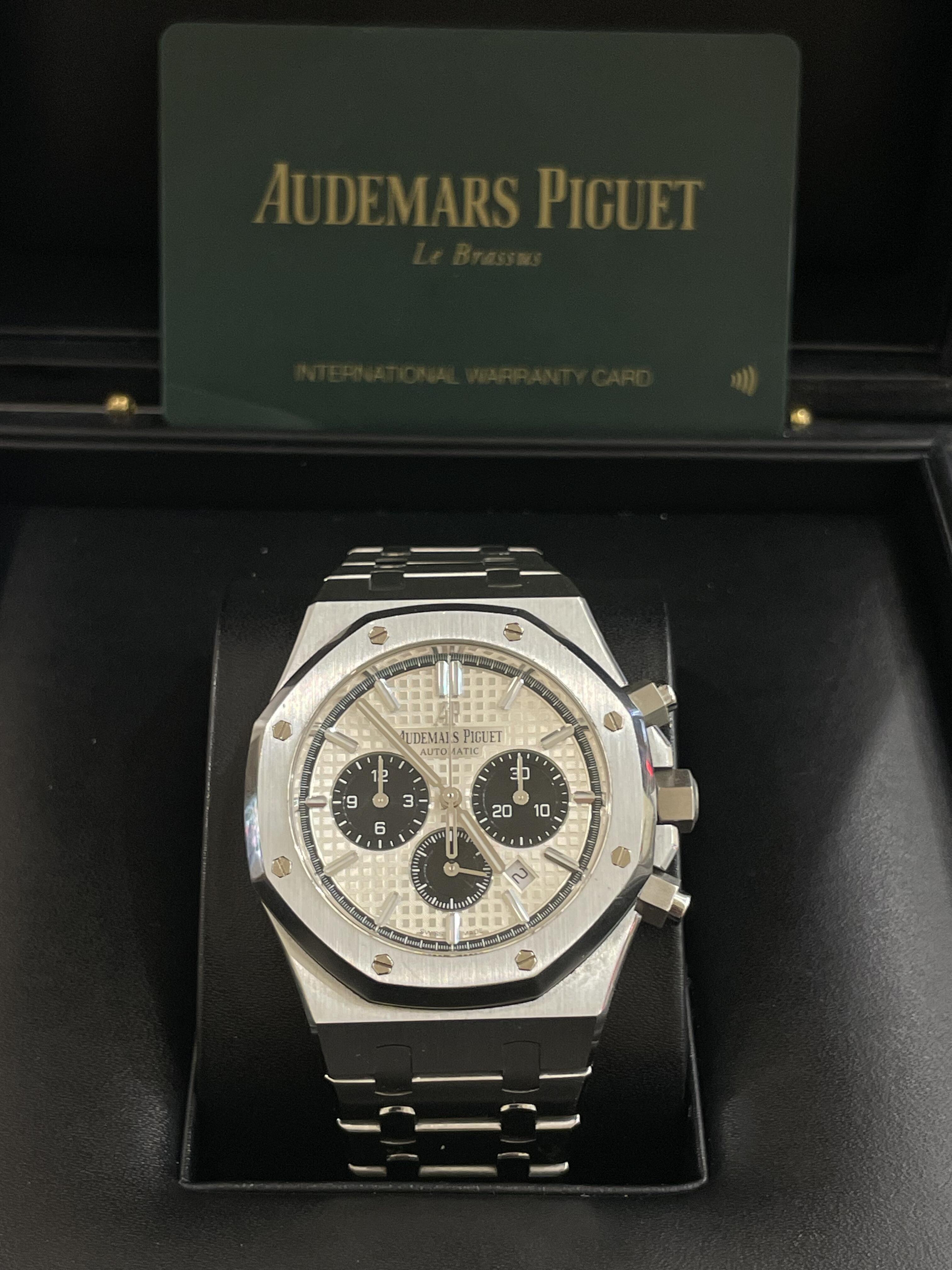 Orologio da uomo automatico cronografo Audemars Piguet Royal Oak 26331ST con quadrante Panda Cronografo sportivo di lusso