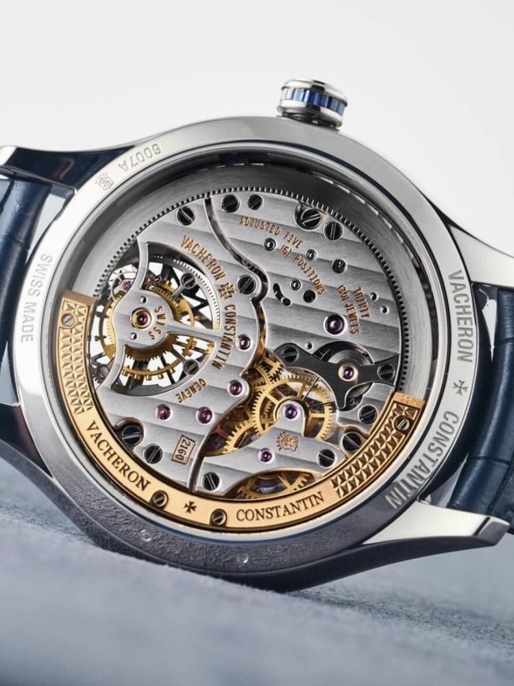 Orologio da uomo automatico Vacheron Constantin Patrimony Leo Tourbillon Sapphire, con sigillo di Ginevra.