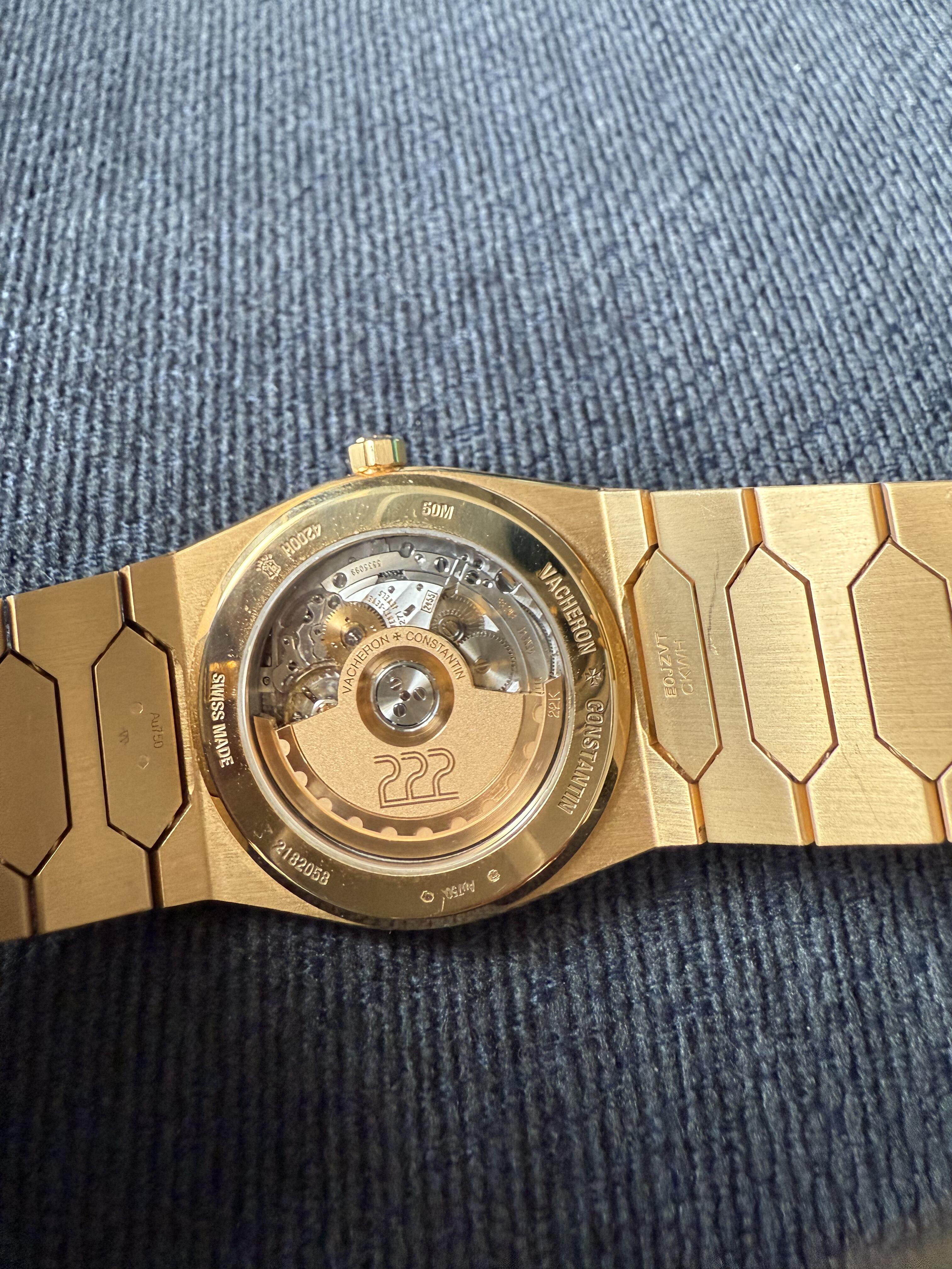 Orologio da uomo automatico Vacheron Constantin Overseas con sigillo di Ginevra