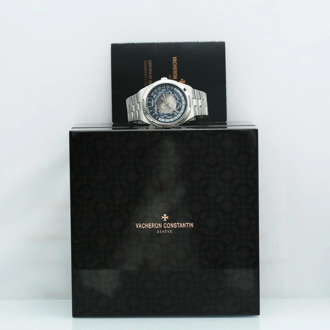 Orologio da uomo automatico Vacheron Constantin Overseas World Time, con sigillo di Ginevra.