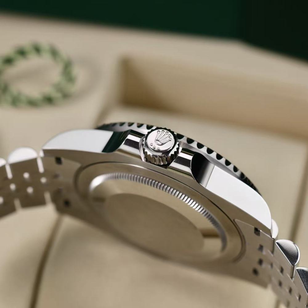 Orologio da uomo automatico meccanico Rolex GMT-Master II 126710BLRO con lunetta blu e nera e lunetta Inter Milan