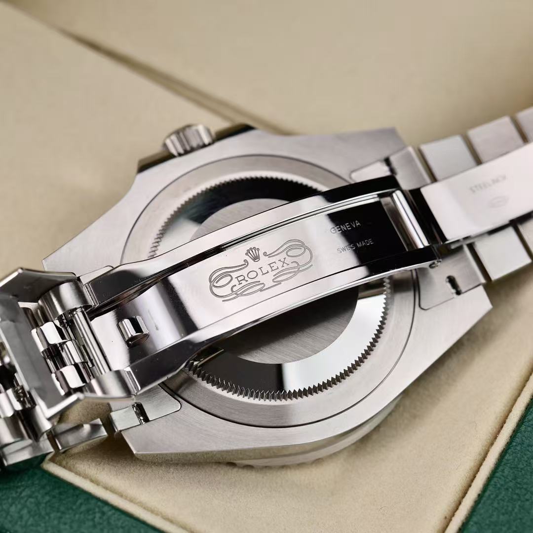 Orologio da uomo automatico meccanico Rolex GMT-Master II 126710BLRO con lunetta blu e nera e lunetta Inter Milan