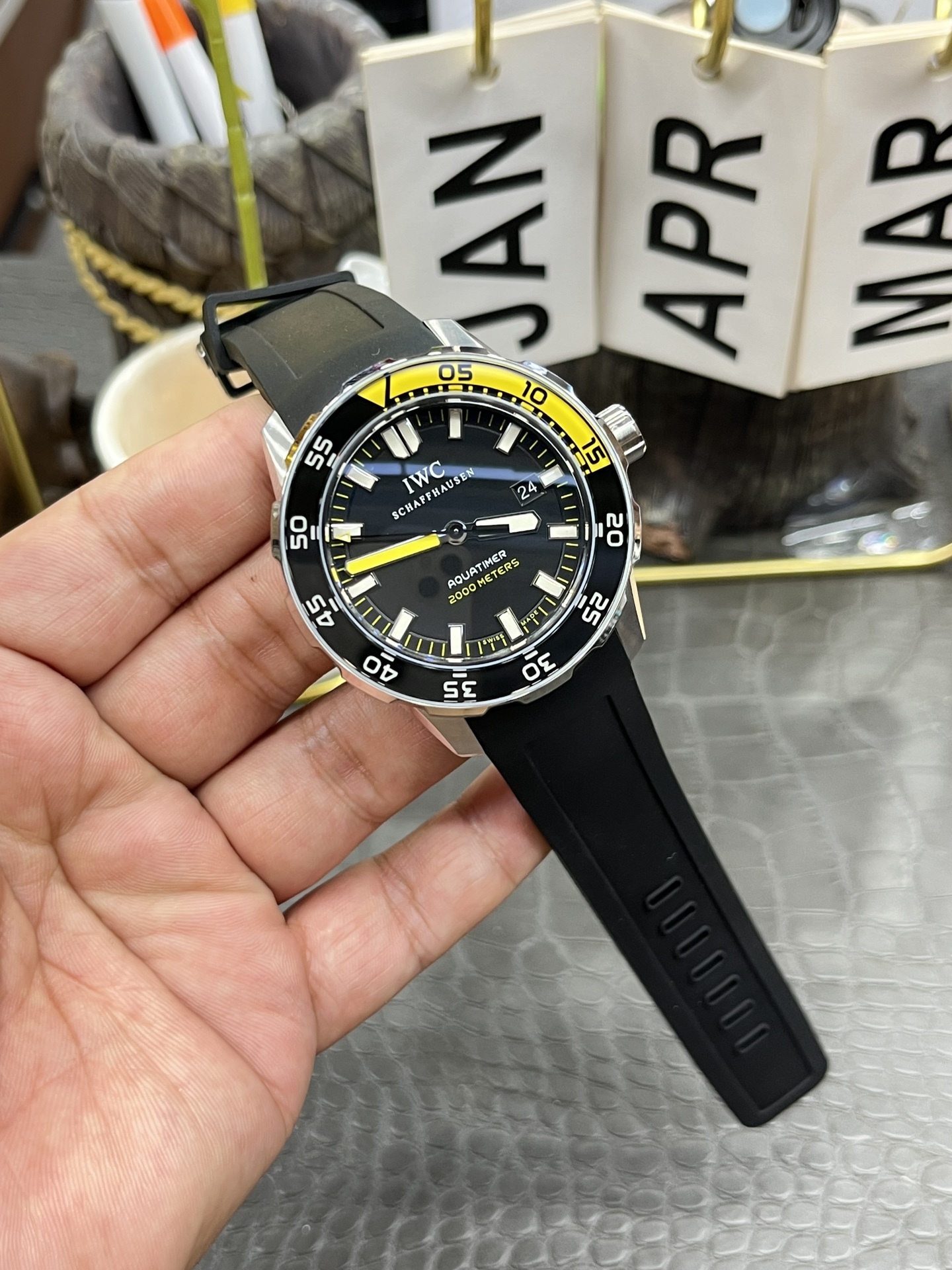 Orologio IWC Ocean Series V6S / Lunetta in ceramica da 44 mm / Alimentato da movimento meccanico automatico Seagull 2824