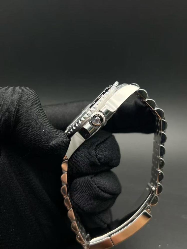 Orologio da uomo automatico Rolex GMT-Master II con lunetta nera (lunetta Inter Milan)