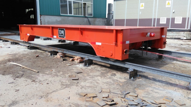 Rail Electric Flat Cart / Transfer Cart