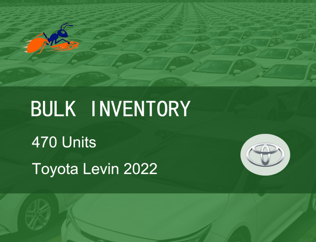 470 Units Used Toyota Levin 2022 TNGA 1.5L CVT