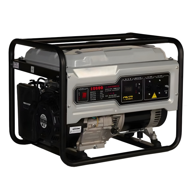 8kW Gasoline Open Frame Generator 192F Engine Customized Voltage Frequency