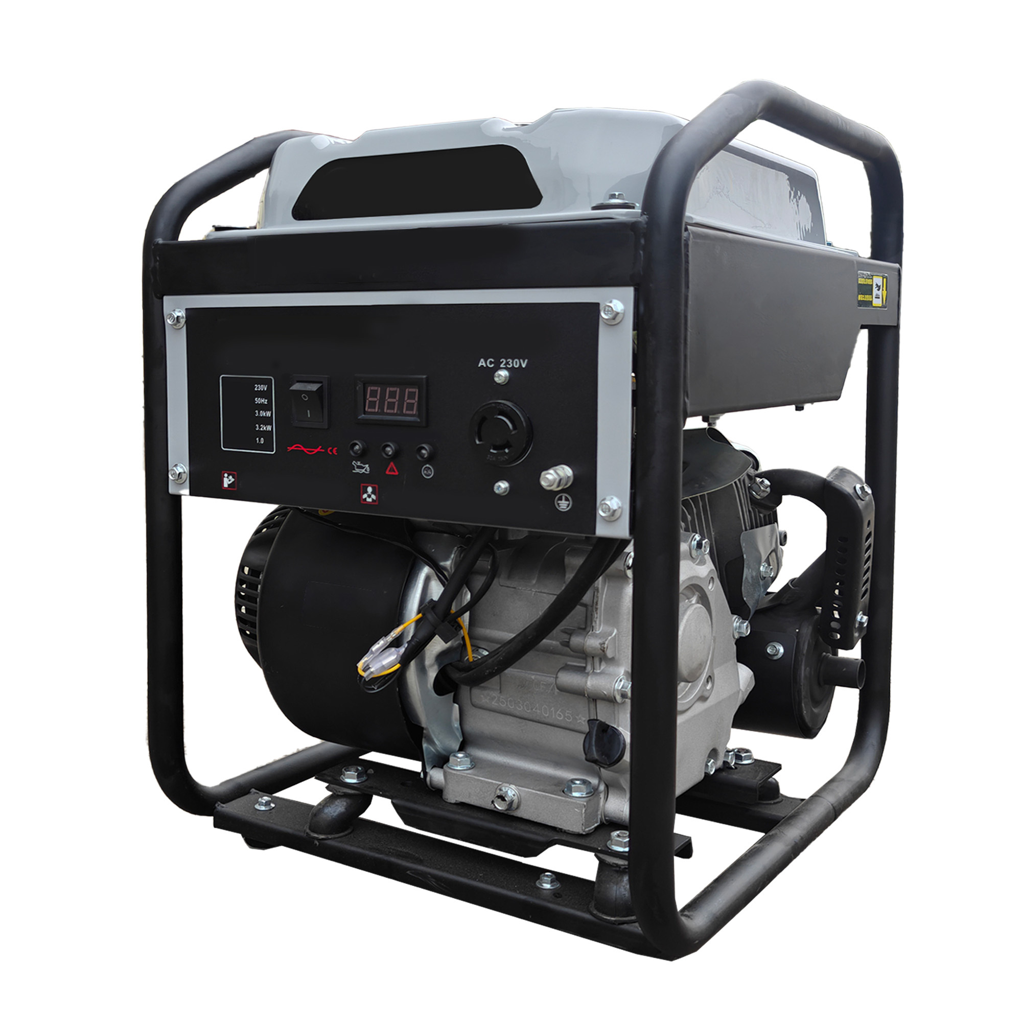 3kW Gasoline Open Frame Inverter Generator 170F Engine Customized Voltage Frequency