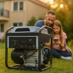 3kW Gasoline Open Frame Inverter Generator 170F Engine Customized Voltage Frequency