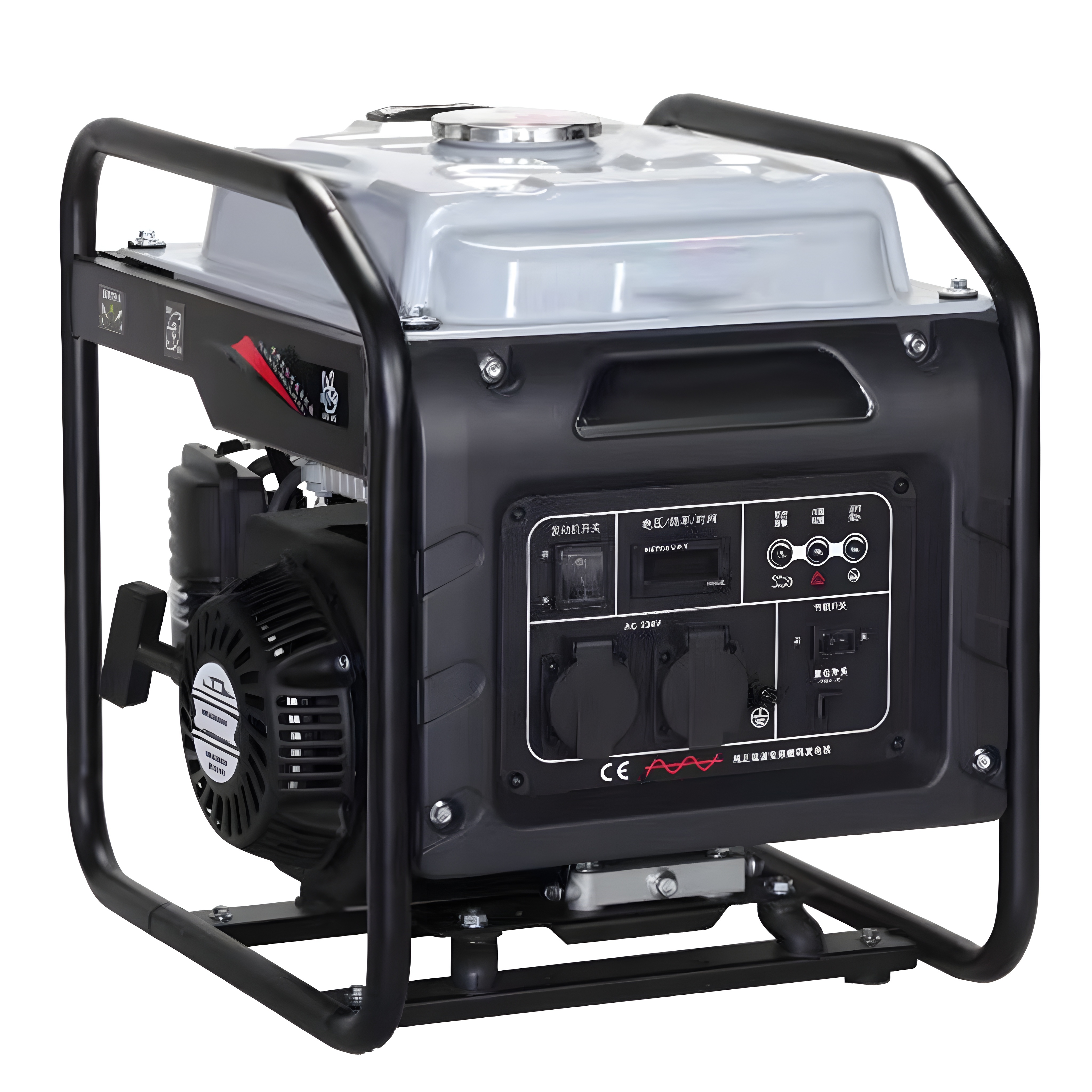 3kW Gasoline Open Frame Inverter Generator 170F Engine Customized Voltage Frequency