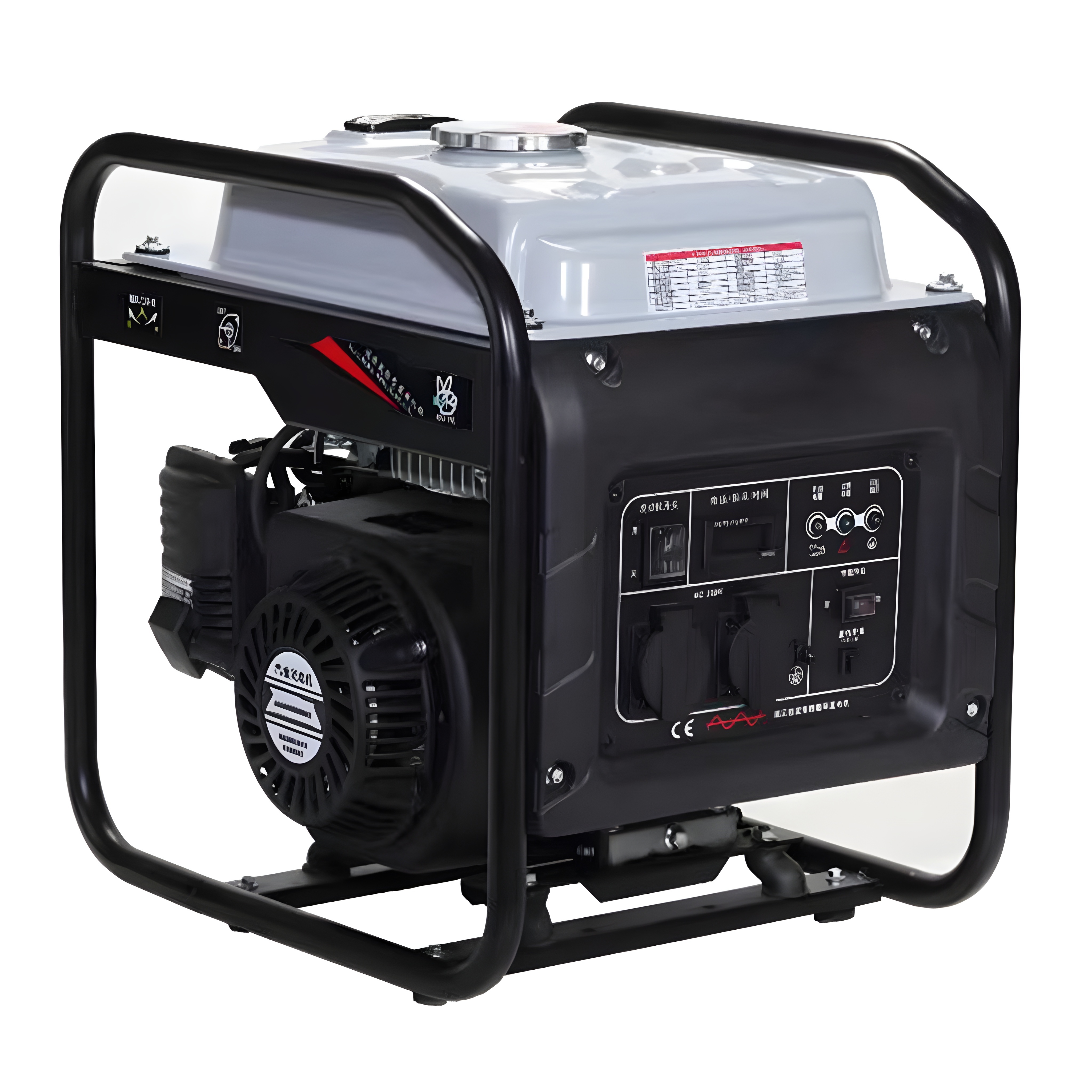 5kW Gasoline Open Frame Inverter Generator 172F Engine Customized Voltage Frequency