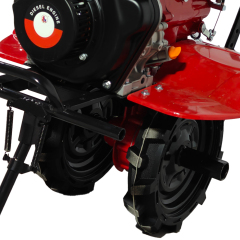 5.5HP Diesel Tiller Gear Type With Tire & Blade Engine 173F 23mm Shaft
