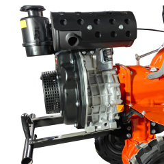 7HP Diesel Tiller Gear Type With Tire & Blade Engine 178F 32mm Shaft