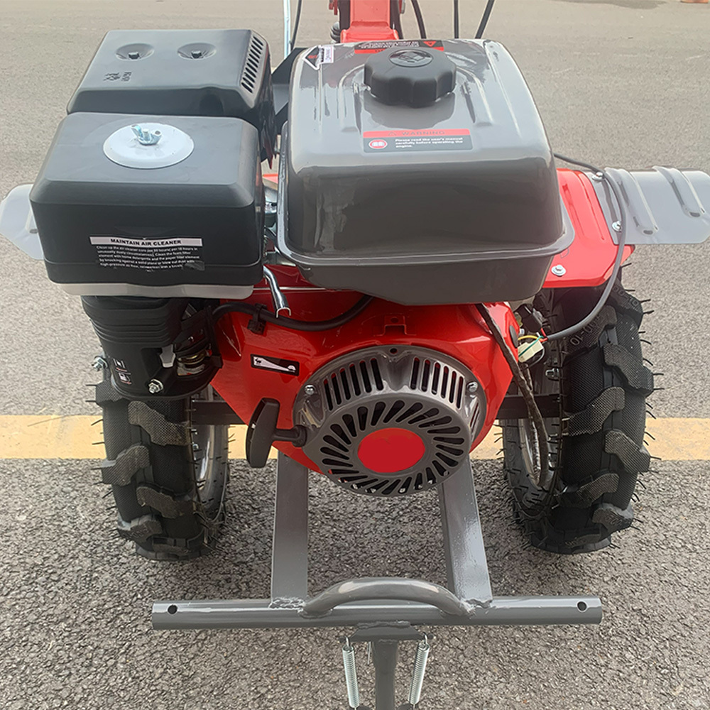 9HP Premium Gasoline Tiller - Double Shock Absorption