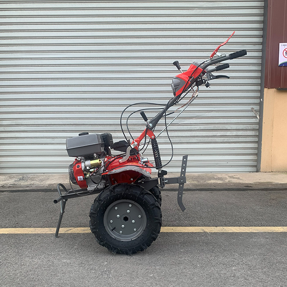 9HP Premium Gasoline Tiller - Double Shock Absorption