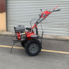 9HP Premium Gasoline Tiller - Double Shock Absorption