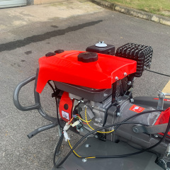 UPGRADED 12HP Gasoline Tiller Engine Cover With Light BIG Tire & Bumper Engine 190F 32mm Shaft